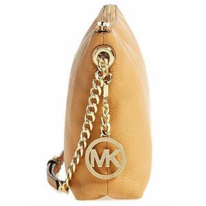 Michael Kors Women's Crossbody Jet Set Chain Link Leather Purse